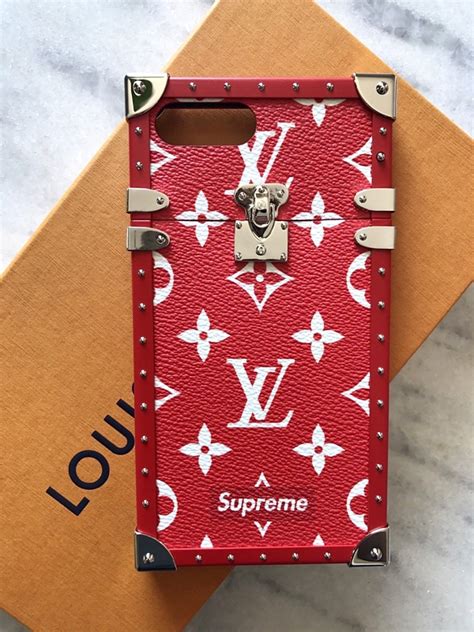 louis vuitton supreme iphone case price|authentic louis vuitton phone case.